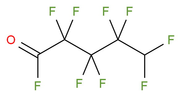 5H-Octafluoropentanoyl fluoride 97%_分子结构_CAS_813-03-6)