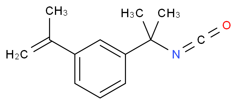 1-(2-isocyanatopropan-2-yl)-3-(prop-1-en-2-yl)benzene_分子结构_CAS_2094-99-7