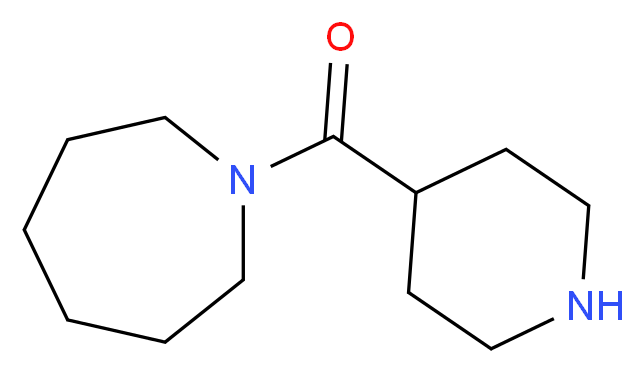 1-azepanyl(4-piperidinyl)methanone_分子结构_CAS_86542-89-4)