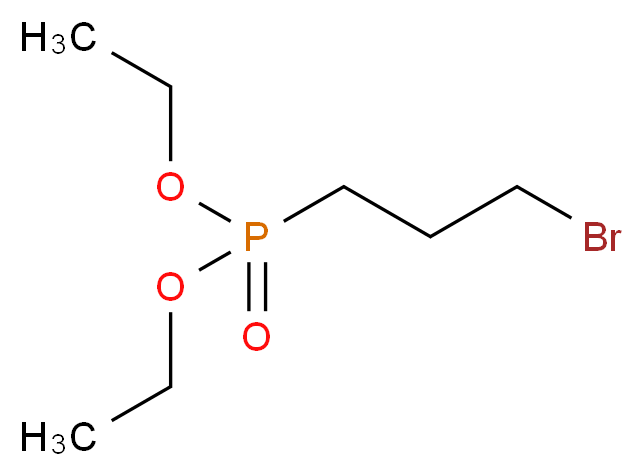 diethyl (3-bromopropyl)phosphonate_分子结构_CAS_1186-10-3