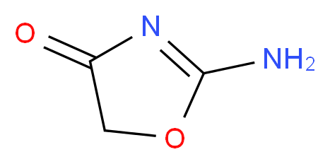 2-amino-4,5-dihydro-1,3-oxazol-4-one_分子结构_CAS_17816-85-2