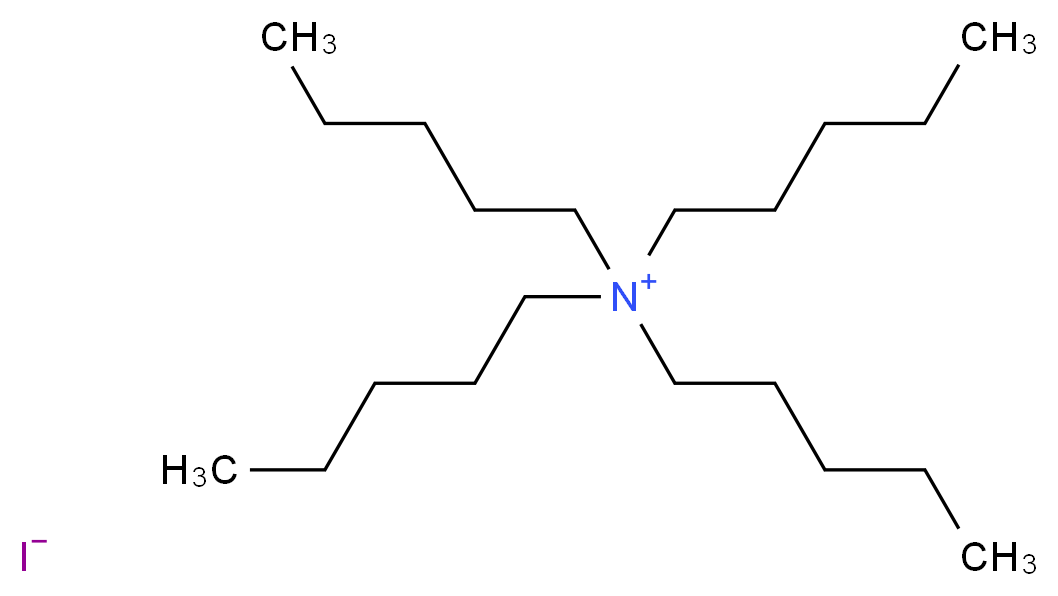 tetrapentylazanium iodide_分子结构_CAS_2498-20-6