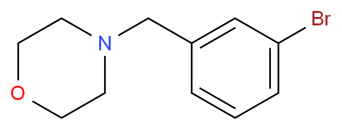 4-(3-Bromobenzyl)morpholine_分子结构_CAS_364793-82-8)