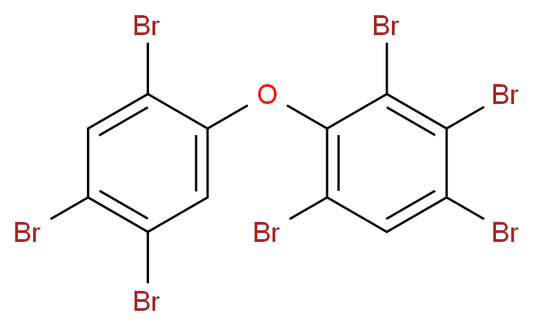 1,2,3,5-tetrabromo-4-(2,4,5-tribromophenoxy)benzene_分子结构_CAS_207122-16-5