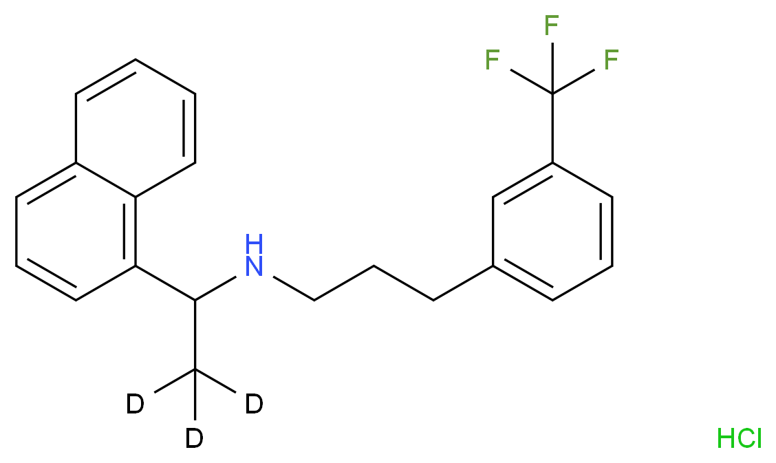 rac Cinacalcet-d3 Hydrochloride_分子结构_CAS_1185097-33-9)