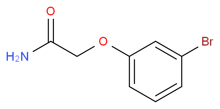 2-(3-bromophenoxy)acetamide_分子结构_CAS_214210-03-4)