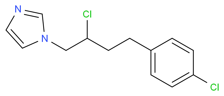 1-(2-chloro-4-(4-chlorophenyl)butyl)-1h-imidazole_分子结构_CAS_67085-12-5)