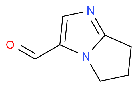 5H,6H,7H-pyrrolo[1,2-a]imidazole-3-carbaldehyde_分子结构_CAS_914637-04-0