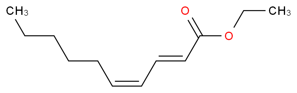 2,4-癸二烯酸乙酯_分子结构_CAS_3025-30-7)