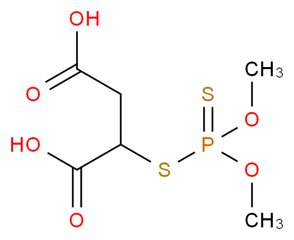 Malathion Diacid_分子结构_CAS_1190-28-9)