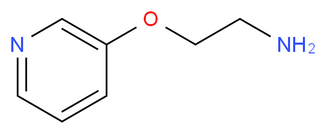 3-(2-aminoethoxy)pyridine_分子结构_CAS_310880-25-2