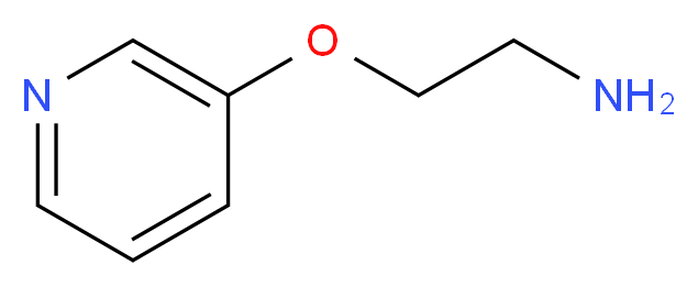 3-(2-aminoethoxy)pyridine_分子结构_CAS_)