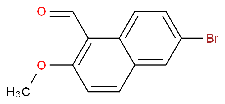 6-bromo-2-methoxynaphthalene-1-carbaldehyde_分子结构_CAS_247174-18-1