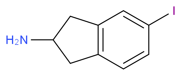 2-Amino-5-iodoindane_分子结构_CAS_132367-76-1)