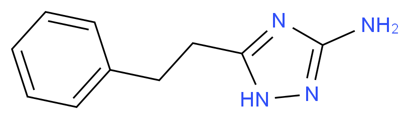 5-(2-phenylethyl)-1H-1,2,4-triazol-3-amine_分子结构_CAS_76955-91-4