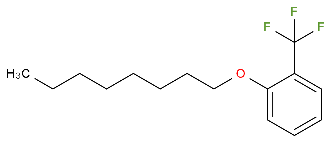 1-(octyloxy)-2-(trifluoromethyl)benzene_分子结构_CAS_155056-55-6