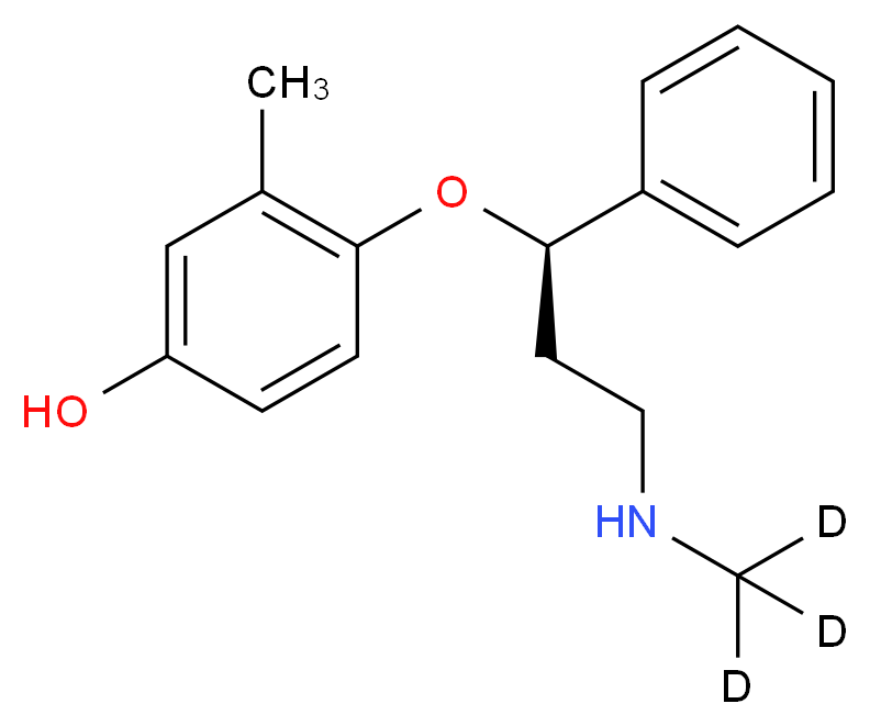 4'-Hydroxy Atomoxetine-d3_分子结构_CAS_)