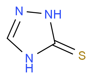 4,5-dihydro-1H-1,2,4-triazole-5-thione_分子结构_CAS_3179-31-5