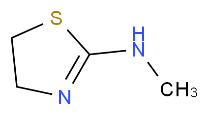 N-methyl-4,5-dihydro-1,3-thiazol-2-amine_分子结构_CAS_)
