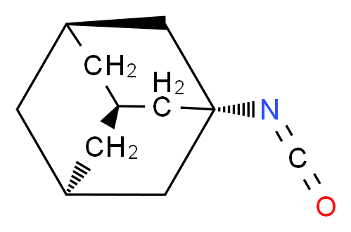 (3R,5S,7s)-1-isocyanatoadamantane_分子结构_CAS_4411-25-0