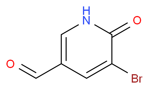 5-Bromo-6-oxo-1,6-dihydro-3-pyridinecarbaldehyde_分子结构_CAS_)