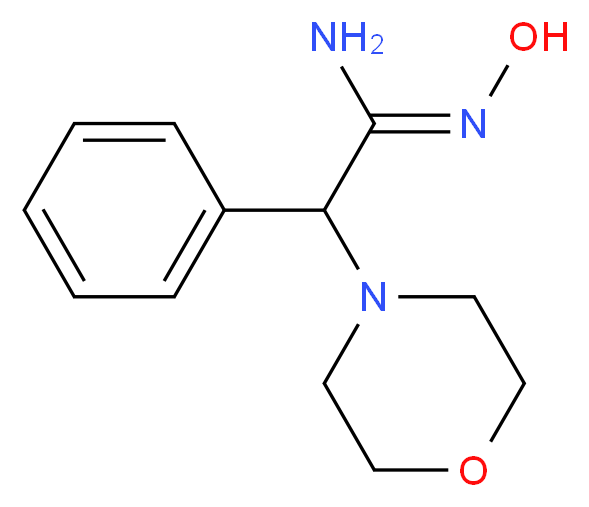 N-Hydroxy-2-morpholin-4-yl-2-phenyl-acetamidine_分子结构_CAS_)