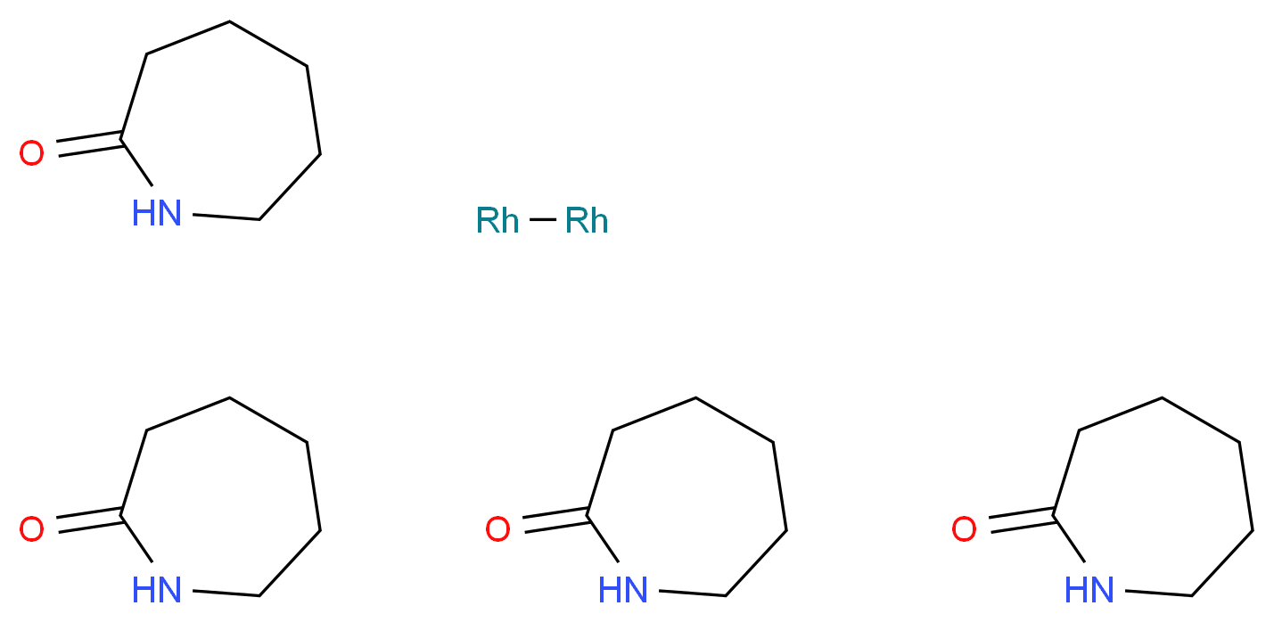 四己内酰胺二铑_分子结构_CAS_138984-26-6)