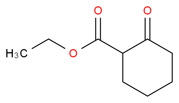 2-环己酮甲酸乙酯_分子结构_CAS_1655-07-8)