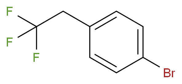 1-bromo-4-(2,2,2-trifluoroethyl)benzene_分子结构_CAS_155820-88-5