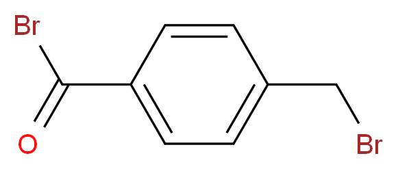 p-BROMOMETHYL BENZOYL BROMIDE_分子结构_CAS_876-07-3)