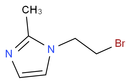 1-(2-bromoethyl)-2-methyl-1H-imidazole_分子结构_CAS_82566-60-7)