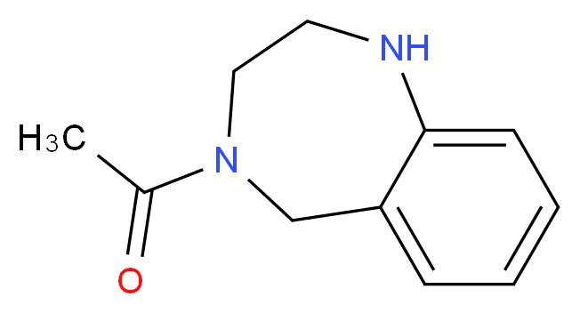 4-Acetyl-2,3,4,5-tetrahydro-1H-1,4-benzodiazepine_分子结构_CAS_57756-36-2)