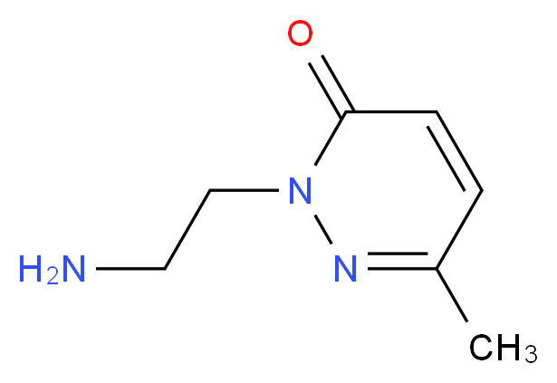 2-(2-aminoethyl)-6-methylpyridazin-3(2H)-one_分子结构_CAS_344259-15-0)