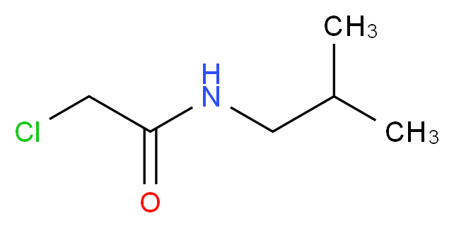 2-Chloro-N-isobutylacetamide_分子结构_CAS_32461-83-9)