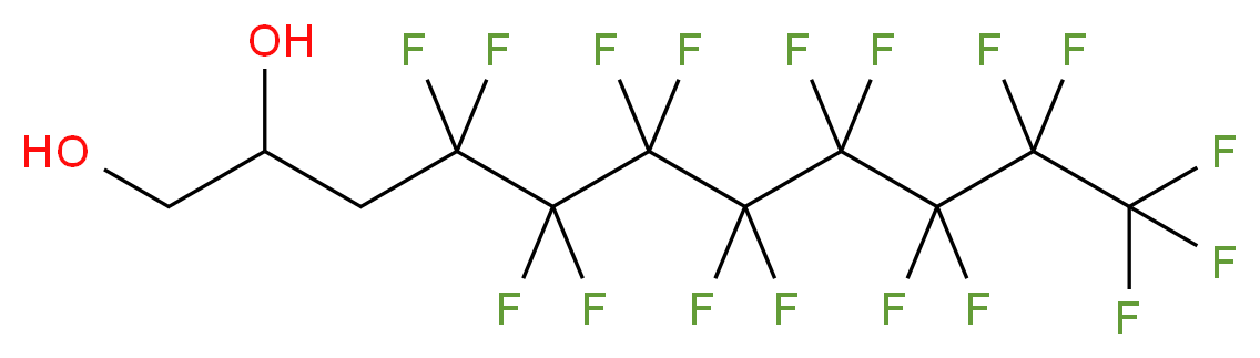 1H,1H,2H,3H,3H-Perfluoroundecan-1,2-diol_分子结构_CAS_94159-84-9)