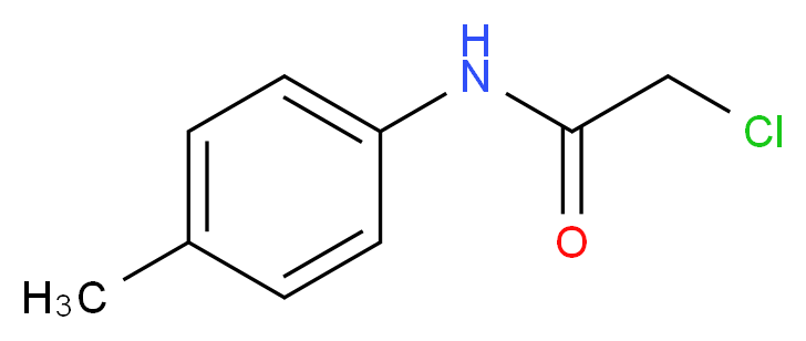 N-(Chloroacetyl)-4-methylaniline_分子结构_CAS_16634-82-5)