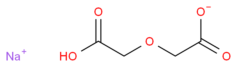 SODIUM HYDROGEN DIGLYCOLATE_分子结构_CAS_)