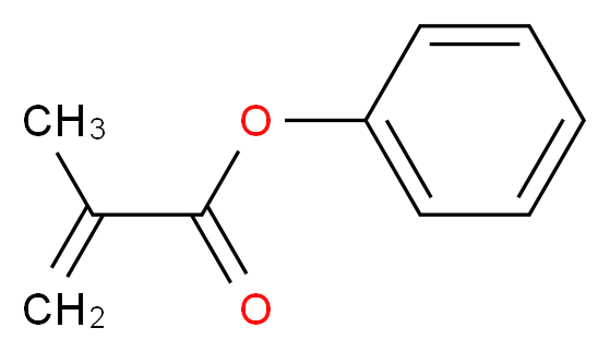 甲基丙烯酸苯酯_分子结构_CAS_2177-70-0)