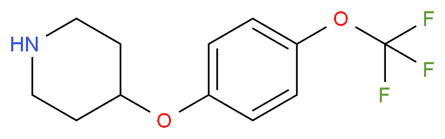 4-[4-(trifluoromethoxy)phenoxy]piperidine_分子结构_CAS_287952-67-4