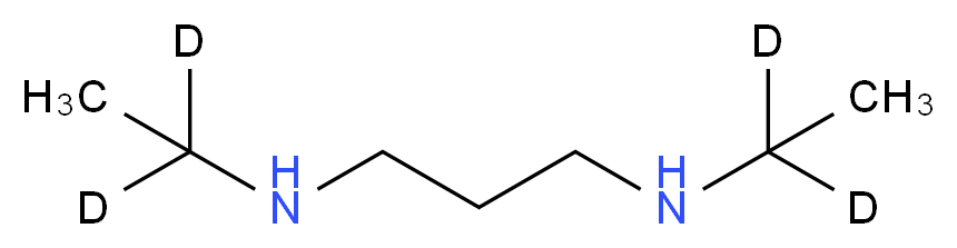 N,N-Diethyl-1,1,1′,1′-d4,-1,3-propanediamine_分子结构_CAS_1313734-72-3)