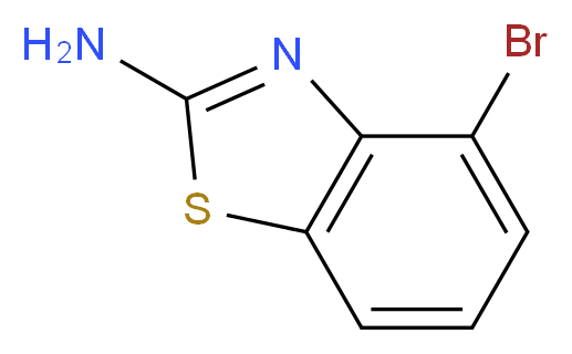 4-Bromo-benzothiazol-2-ylamine_分子结构_CAS_20358-02-5)