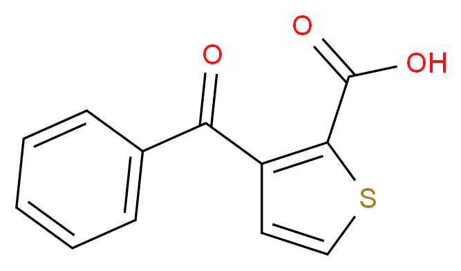 3-Benzoyl-thiophene-2-carboxylic acid_分子结构_CAS_30006-03-2)