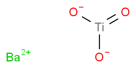 氧化钡钛, Puratronic&reg;_分子结构_CAS_12047-27-7)