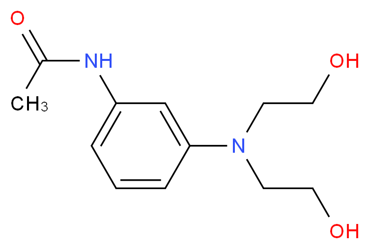 N-(3-双(2-羟乙基氨基)苯基)乙酰胺_分子结构_CAS_92-02-4)