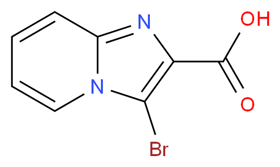 3-bromoimidazo[1,2-a]pyridine-2-carboxylic acid_分子结构_CAS_354548-73-5