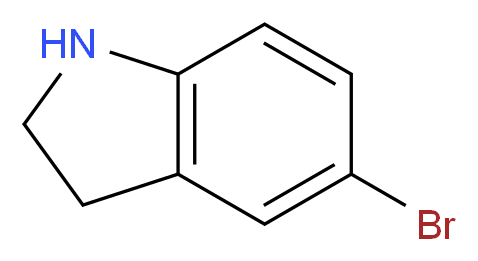 5-bromo-2,3-dihydro-1H-indole_分子结构_CAS_)