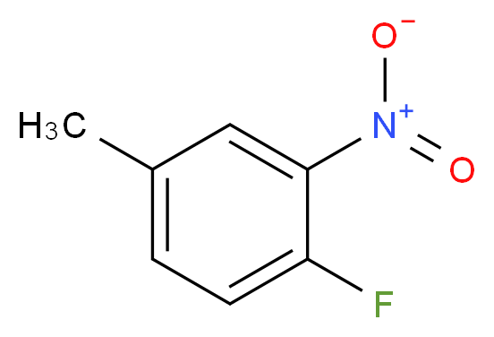 4-Fluoro-3-nitrotoluene_分子结构_CAS_446-11-7)