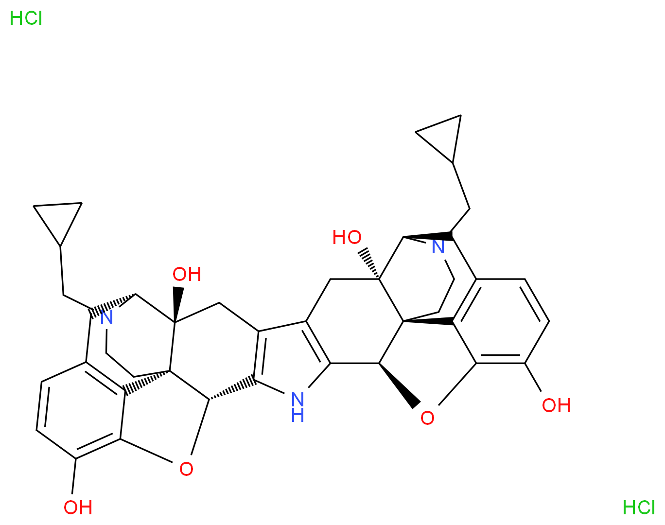 去甲-Binaltorphimine 二盐酸盐_分子结构_CAS_105618-26-6)