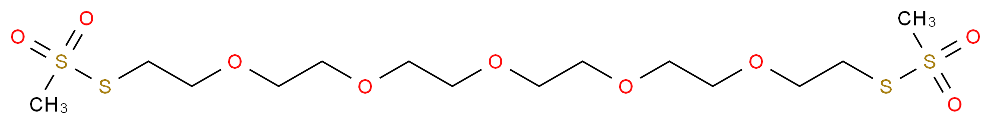 {[(1-methanesulfonyl-4,7,10,13,16-pentaoxa-1-thiaoctadecan-18-yl)sulfanyl]sulfonyl}methane_分子结构_CAS_384342-61-4