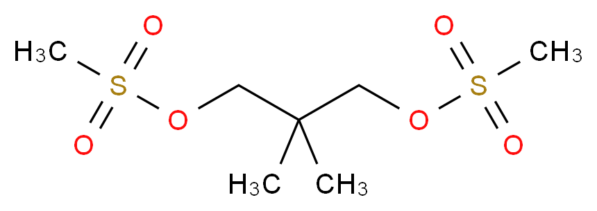 新戊二醇二甲基硫酸酯_分子结构_CAS_53555-41-2)